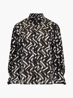 Diandra Satin Devore Top
