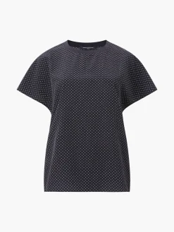 Dotty Spot Abeny Crew Neck Top