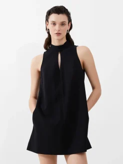 Echo Sleeveless Keyhole Mini Dress