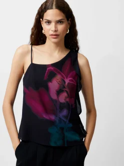 Eden Georgette Frilly Cami Top
