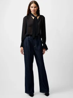 Eden Georgette Tie Neck Blouse