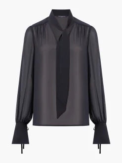 Eden Georgette Tie Neck Blouse