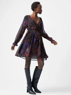 Elise Wrap Mini Dress