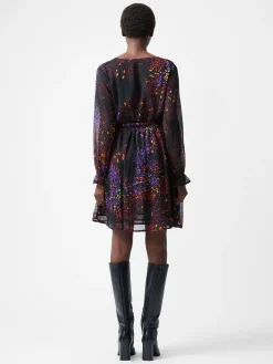 Elise Wrap Mini Dress