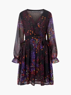 Elise Wrap Mini Dress