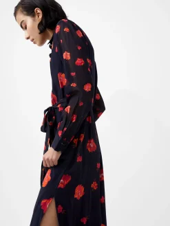 Ella Eco Rose Long Sleeve Shirt Dress