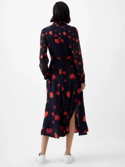 Ella Eco Rose Long Sleeve Shirt Dress