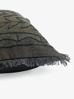 Elmwood Tufted Olive Cushion