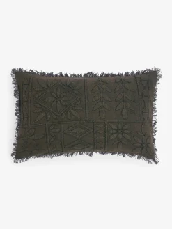 Elmwood Tufted Olive Cushion