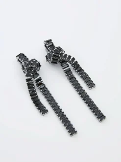 Elongated Knot Earrings