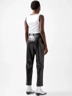 Emmett PU Tapered Trousers