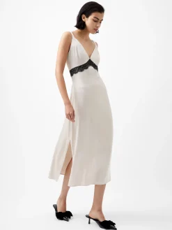 Ennis Eco Satin Lace Dress