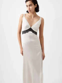Ennis Eco Satin Lace Dress