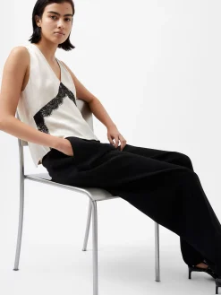 Ennis Eco Satin Lace Top