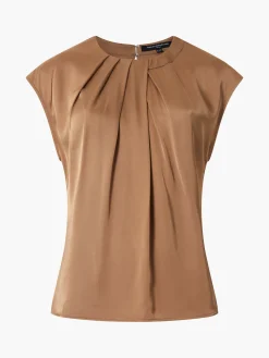 Ennis Eco Satin Neck Detail Top