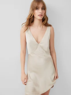 Ennis Eco Satin Slip Mini Dress