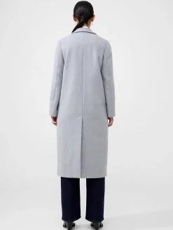 Fawn Felt Single Breasted Coat
