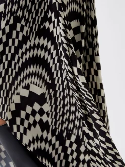 Fern Arie Crepe Asymmetrical Skirt