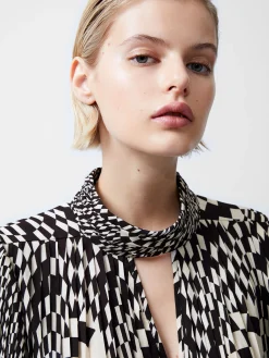 Fern Arie Pleated Ella Crepe Top