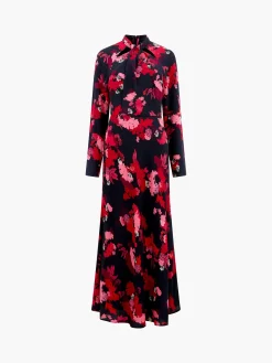 Foliage Chiara Tie Knot Neck Dress