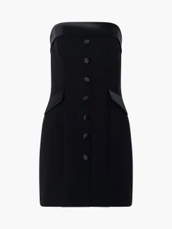 Gemma Carey Satin Bandeau Mini Dress
