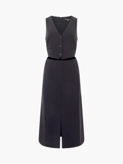Gemma Twill Waistcoat Dress