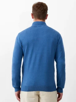 Half Zip Funnel Neck Jumper