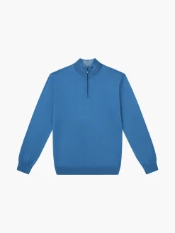 Half Zip Funnel Neck Jumper