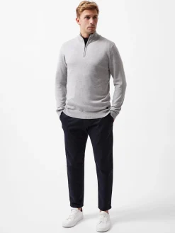 Half Zip Knitted Jumper