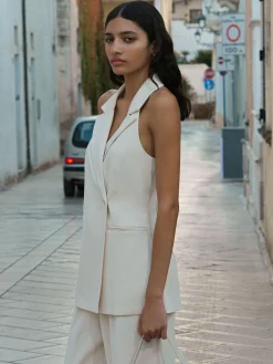 Harrie Suiting Halterneck Waistcoat