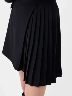 Harrie Suiting Pleated Mini Skirt