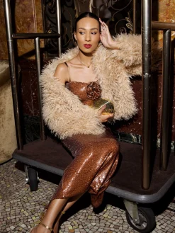 Harvey Faux Fur Jacket
