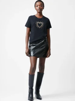 Heart Embellished T-Shirt