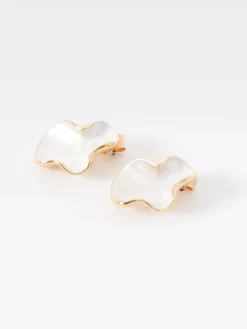 Irregular Oval Earrings