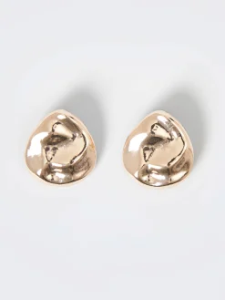 Irregular Pebble Stud Earrings