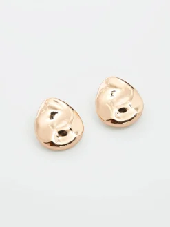 Irregular Pebble Stud Earrings
