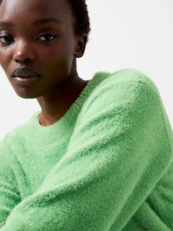 Jacelin Fluffy Crew Neck Jumper