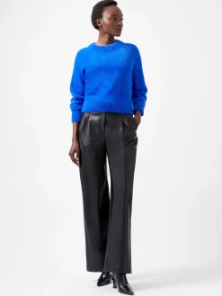 Jacelin Fluffy Crew Neck Jumper