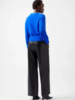 Jacelin Fluffy Crew Neck Jumper