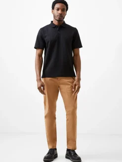 Jacquard Short Sleeve Polo Shirt