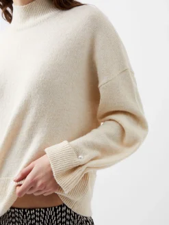 Kezia Recycled Pearl Cuff Detail Jumper