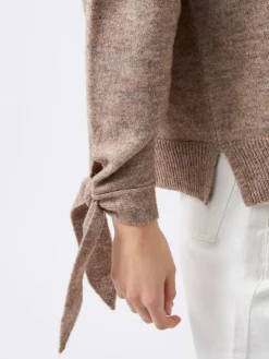Kezia Recycled Tie Up Sleeve Jumper