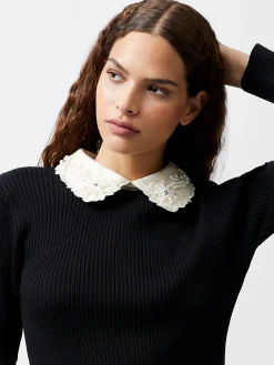 Krista Embellished Knit Top