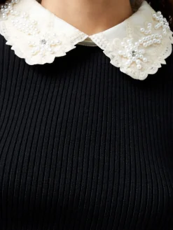 Krista Embellished Knit Top