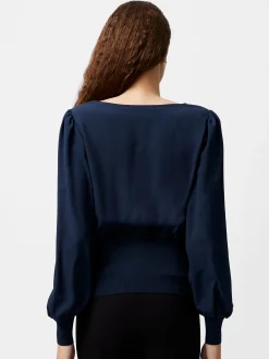 Krista Knit Slash Neck Jumper