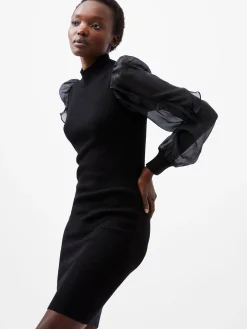 Krista Organza Puff Sleeve Dress