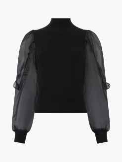 Krista Organza Puff Sleeve Top