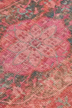 Large Recycled Crimson Cassis Rug
