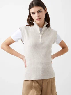 Lightweight Recycled Vhari Half Zip Vest