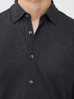 Long Sleeve Pique Jersey Shirt